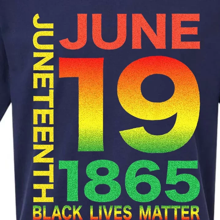 Happy Juneteenth Is My Independence Day Free Ish Black Sueded Cloud Jersey T-Shirt