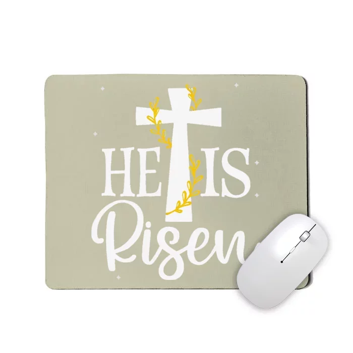 He Jesus Is Risen 5t Plus Size Mousepad