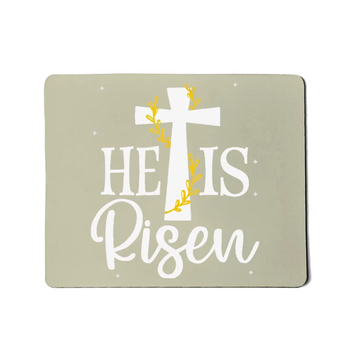 He Jesus Is Risen 5t Plus Size Mousepad