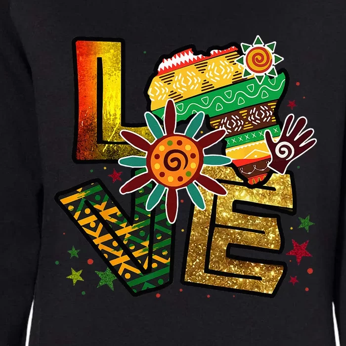 Happy Juneteenth Is My Independence Day Love Black Womens California Wash Sweatshirt