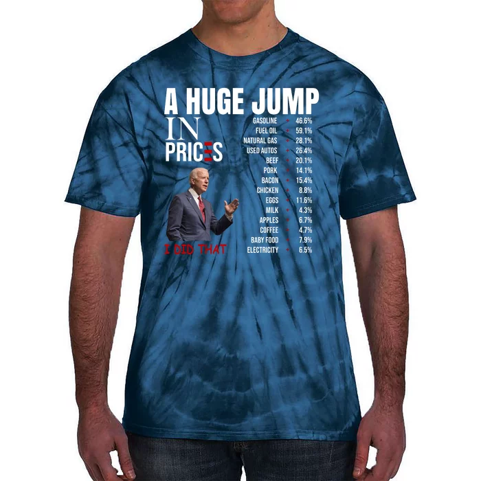 Huge Jump In Prices Joe Biden I Did That Tie-Dye T-Shirt