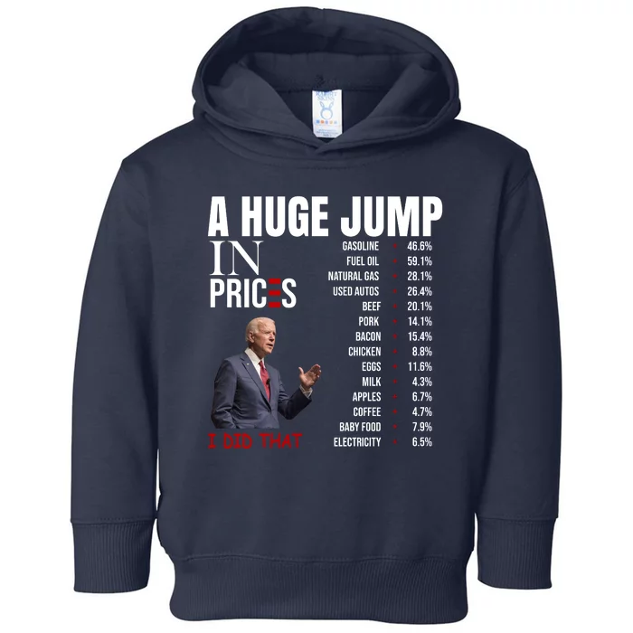 Huge Jump In Prices Joe Biden I Did That Toddler Hoodie