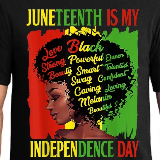 Happy Juneteenth Is My Independence Day Black Women Pajama Set