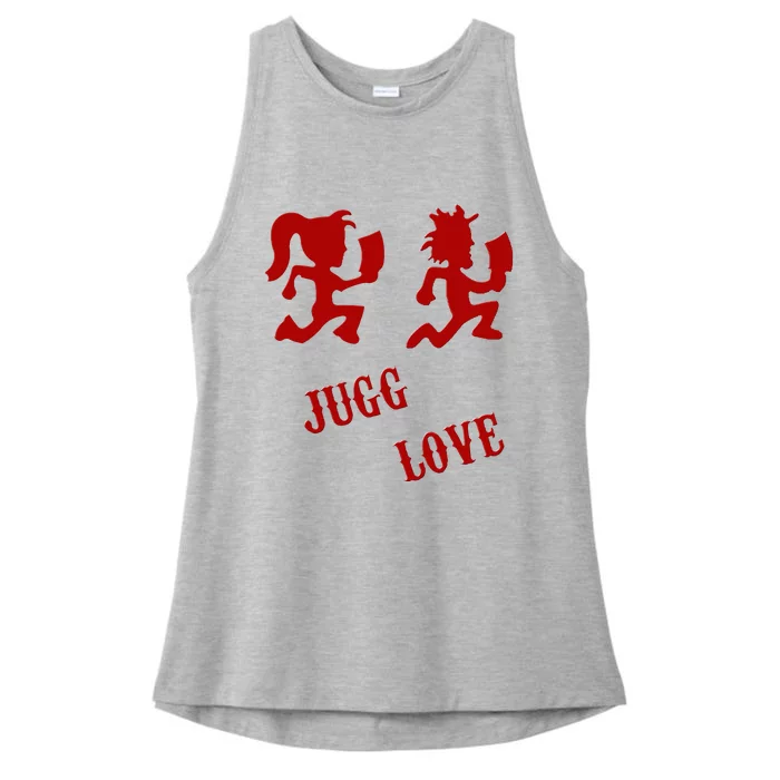 Hers Juggalette Icp Whoop Whoop Jugg Love Vibrantly Colors Ladies Tri-Blend Wicking Tank