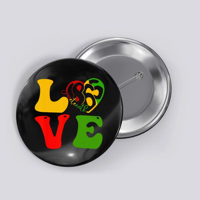 Happy Juneteenth Is My Independence Day Love Black Wo Button