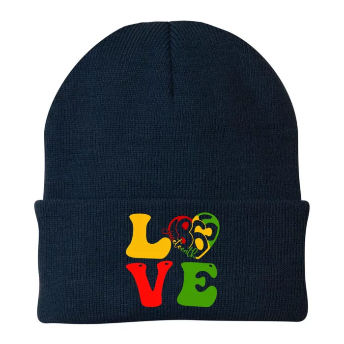 Happy Juneteenth Is My Independence Day Love Black Wo Knit Cap Winter Beanie