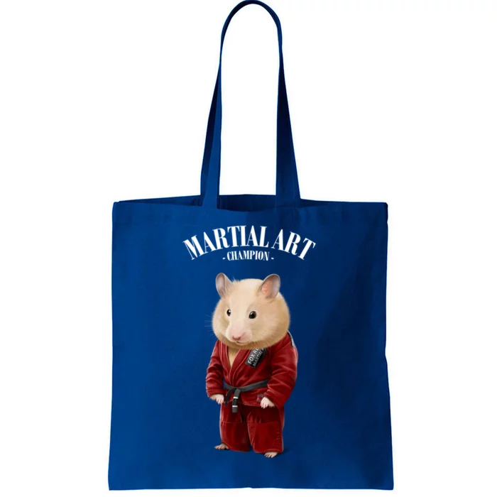 Hamster Judo Karate Master In Red Judogi Gift Tote Bag