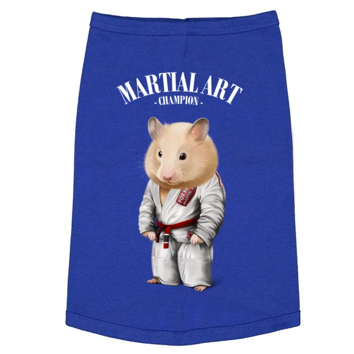 Hamster Judo Karate Master In White Judogi Gift Doggie Tank