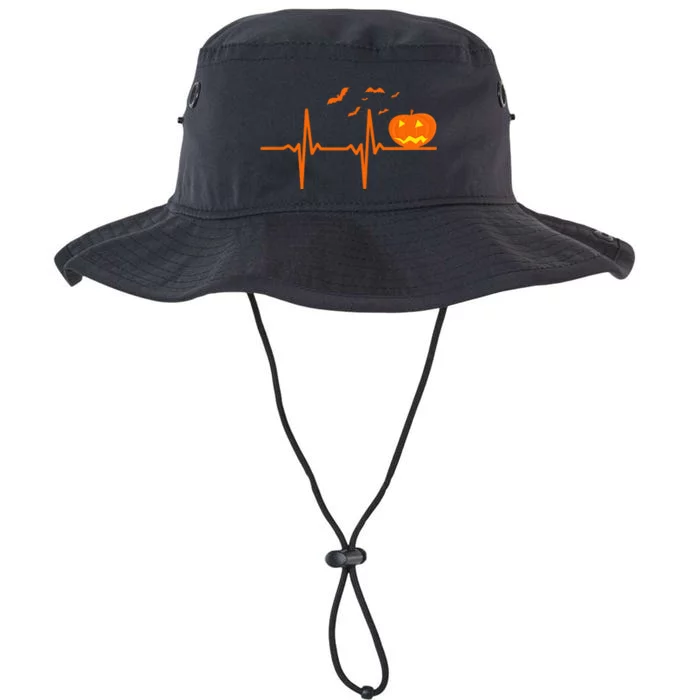 Halloween Jack O Lantern Pulse Heart Beat Legacy Cool Fit Booney Bucket Hat