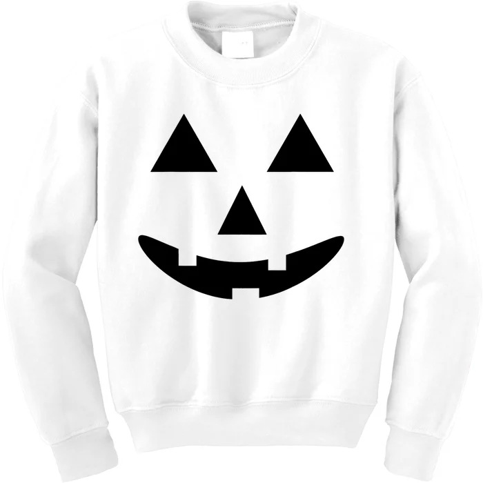 Halloween Jack O Lantern Pumpkin Kids Sweatshirt