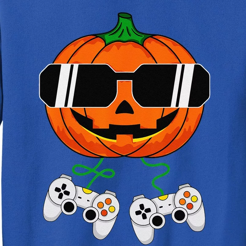 Halloween Jack O Lantern Gamer Funny Funny Halloween Cute Tall Sweatshirt