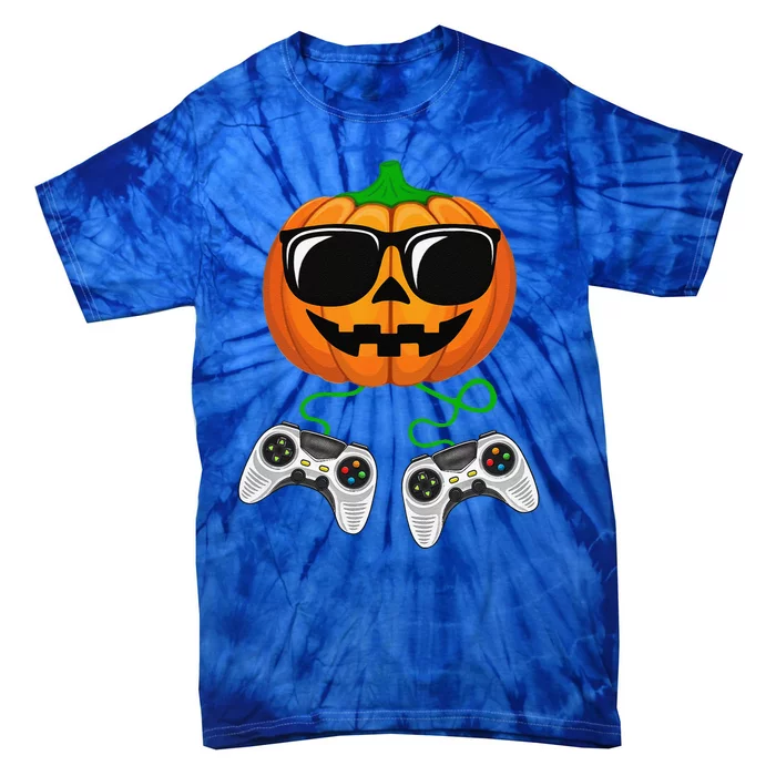 Halloween Jack O Lantern Gamer Funny Funny Halloween Funny Tie-Dye T-Shirt