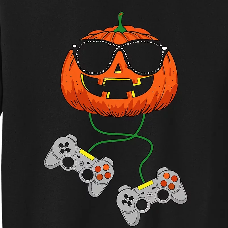 Halloween Jack O Lantern Gamer Funny Halloween Sweatshirt