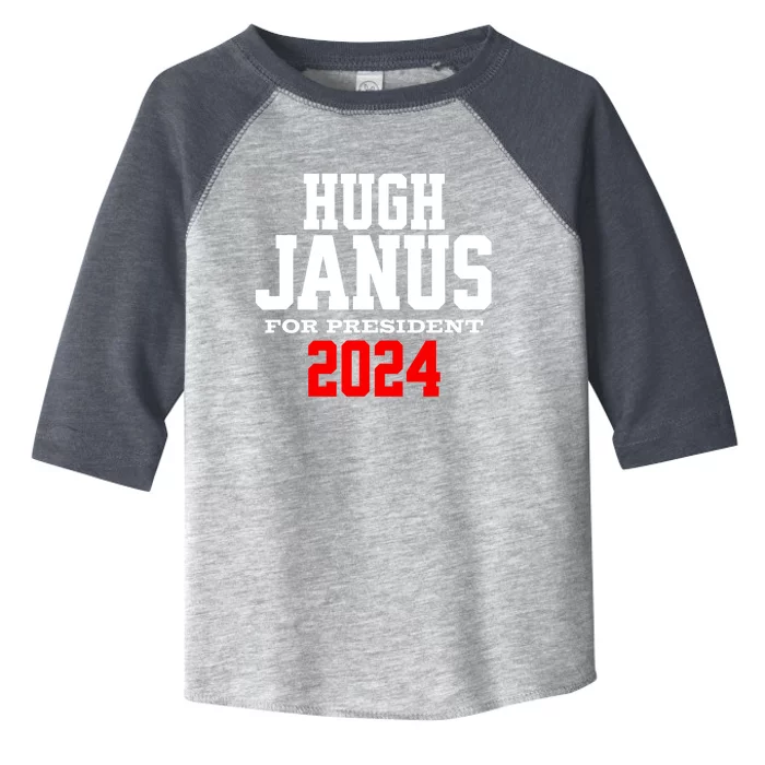 Hugh Janus Presidential Election 2024 Funny Innuendo Toddler Fine Jersey T-Shirt