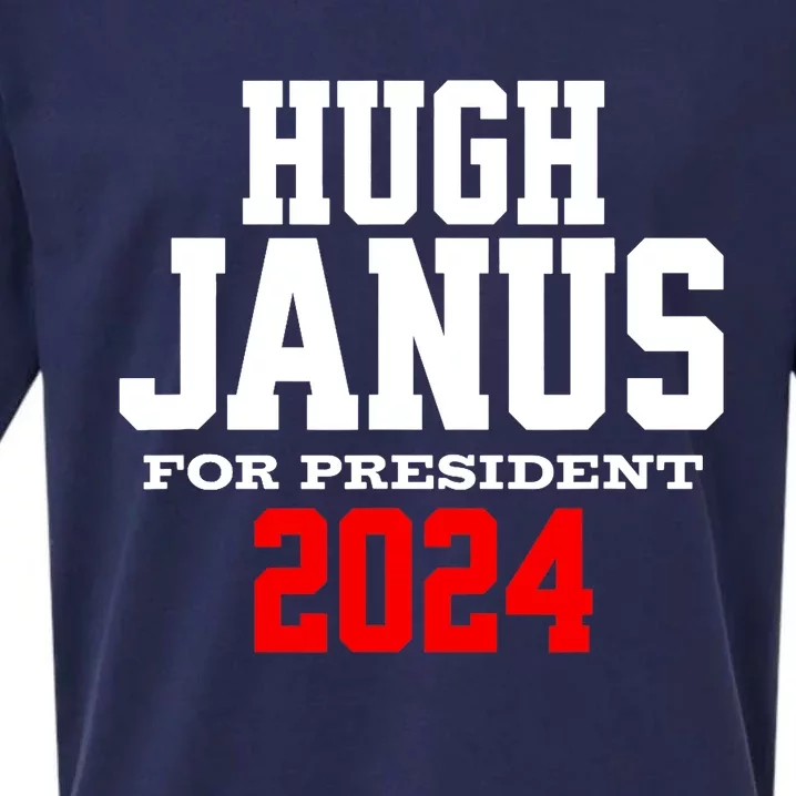 Hugh Janus Presidential Election 2024 Funny Innuendo Sueded Cloud Jersey T-Shirt