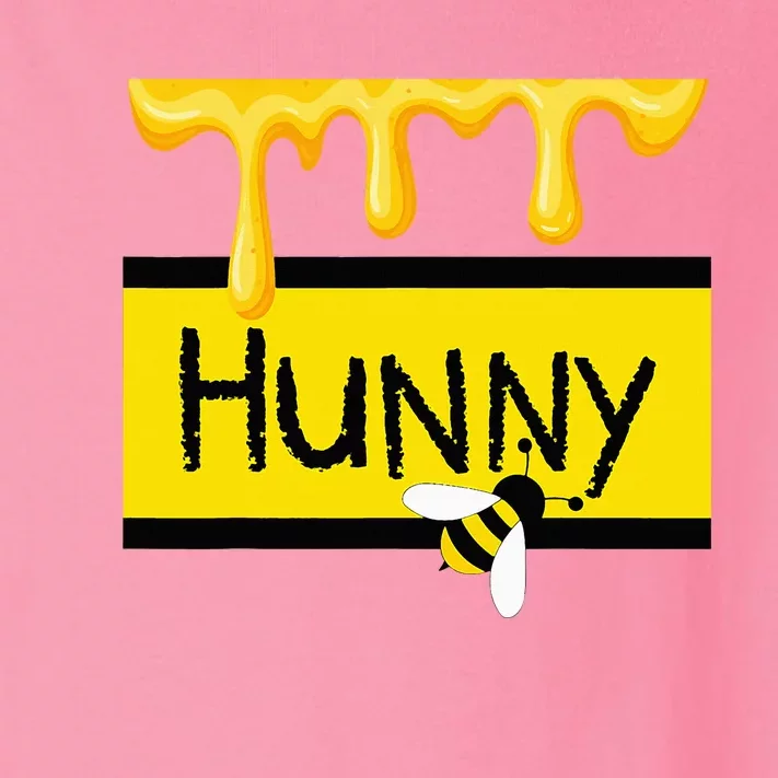 Hunny Jar Simulating With Dripping Honey And A Bee Toddler Long Sleeve Shirt