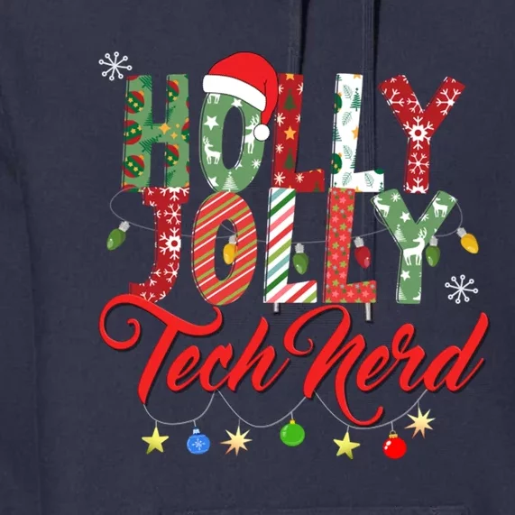 Holly Jolly Tech Nerd Premium Hoodie