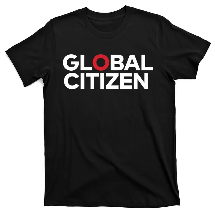 Hugh Jackman Wearing Global Citizen T-Shirt