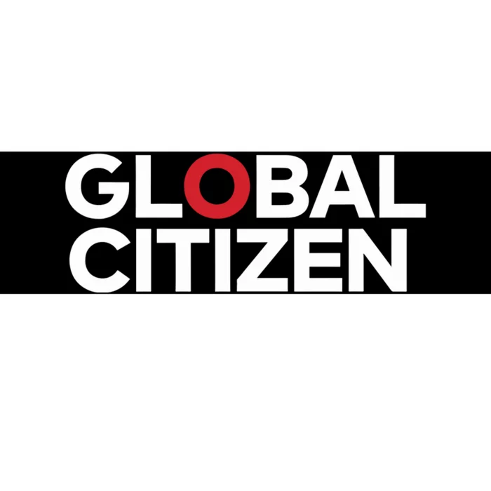 Hugh Jackman Wearing Global Citizen Bumper Sticker