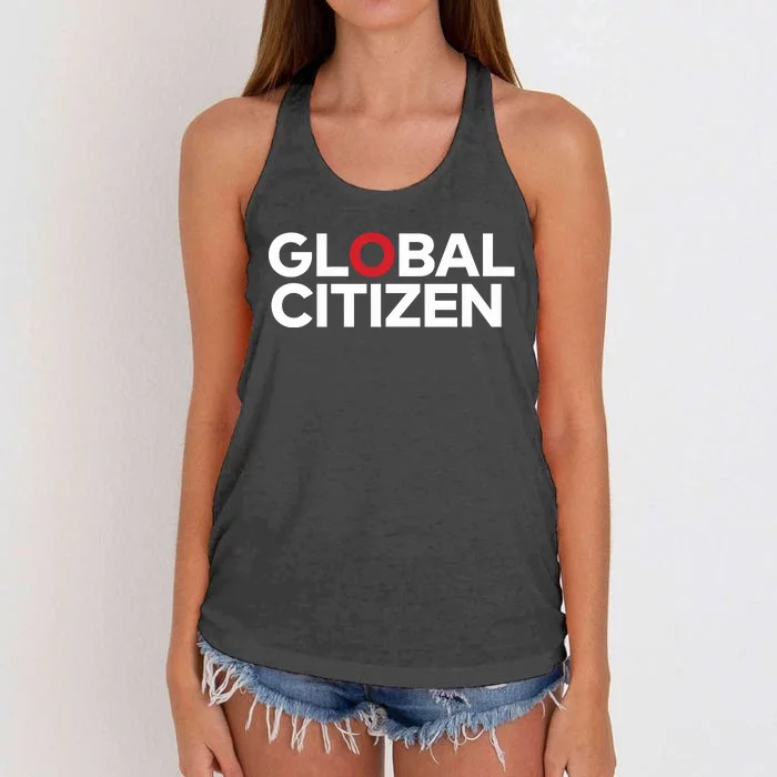 Hugh Jackman Wearing Global Citizen Women's Knotted Racerback Tank