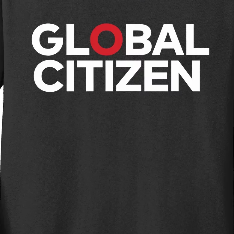 Hugh Jackman Wearing Global Citizen Kids Long Sleeve Shirt