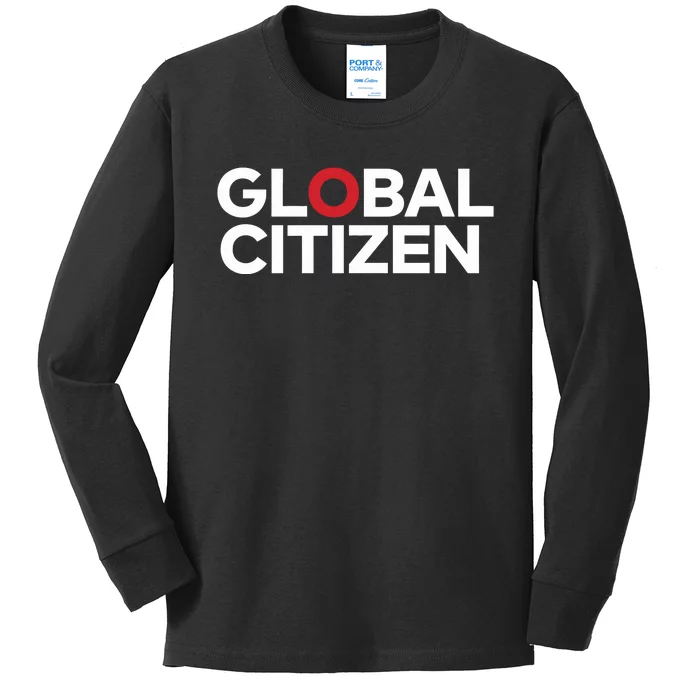 Hugh Jackman Wearing Global Citizen Kids Long Sleeve Shirt