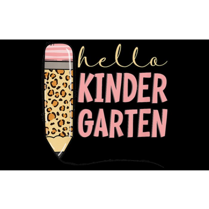 Hello Kindergarten 1st Day Of Kindergarten Pencil Bumper Sticker