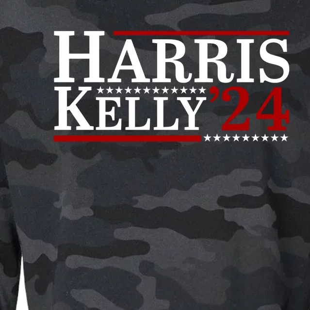 Harris Kelly 2024 For President Kamala Harris Mark Kelly Cropped Pullover Crew