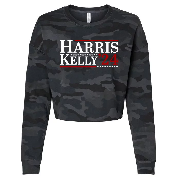 Harris Kelly 2024 For President Kamala Harris Mark Kelly Cropped Pullover Crew