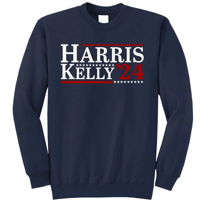 Harris Kelly 2024 For President Kamala Harris Mark Kelly Tall Sweatshirt