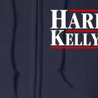 Harris Kelly 2024 For President Kamala Harris Mark Kelly Full Zip Hoodie