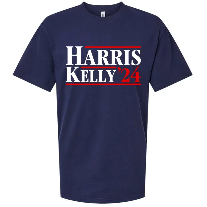 Harris Kelly 2024 For President Kamala Harris Mark Kelly Sueded Cloud Jersey T-Shirt