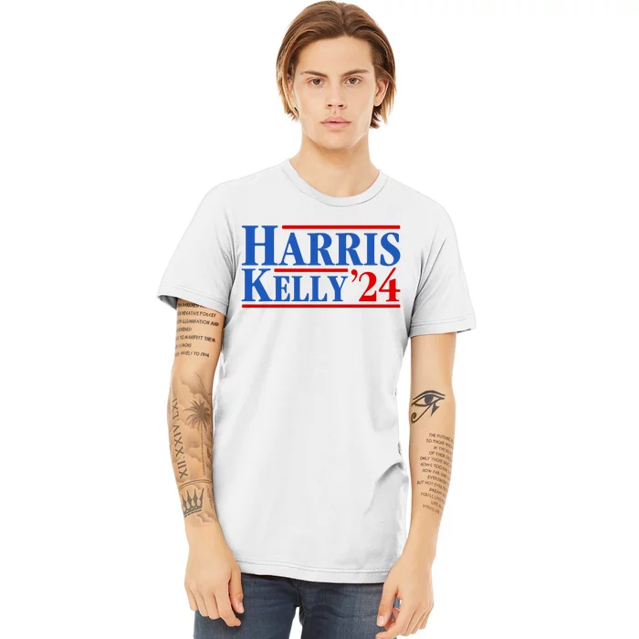 Harris Kelly 2024 For President Kamala Harris Mark Kelly Premium T-Shirt