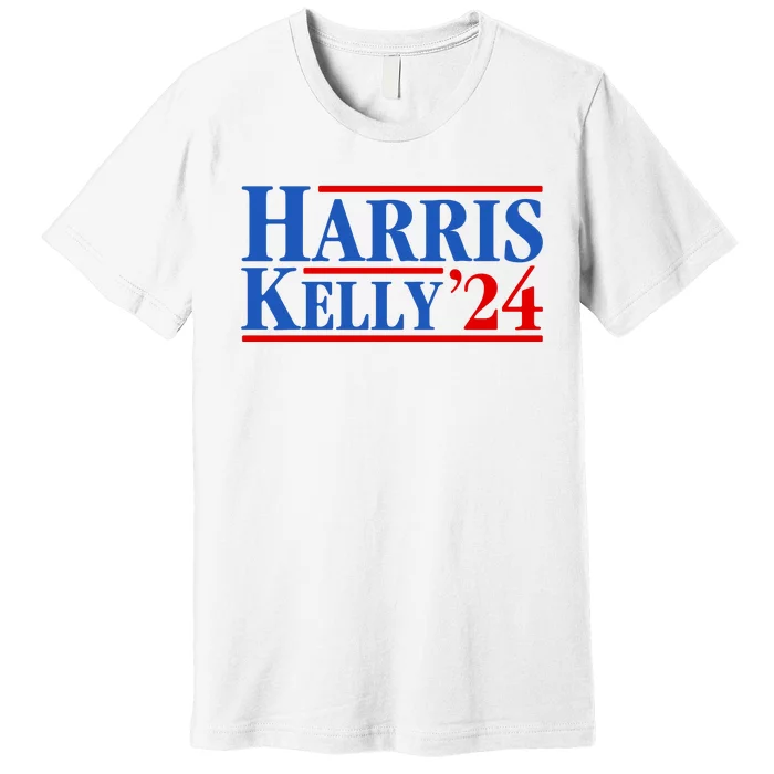 Harris Kelly 2024 For President Kamala Harris Mark Kelly Premium T-Shirt