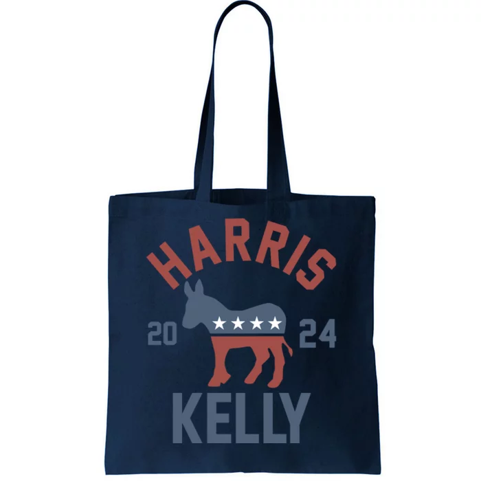 Harris Kelly 2024 For President Kamala Harris Mark Kelly Tote Bag