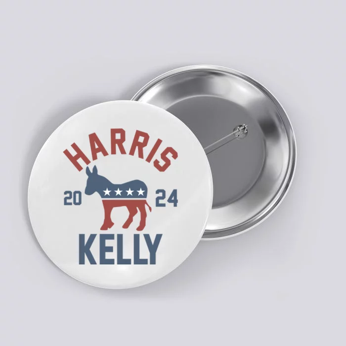 Harris Kelly 2024 For President Kamala Harris Mark Kelly Button