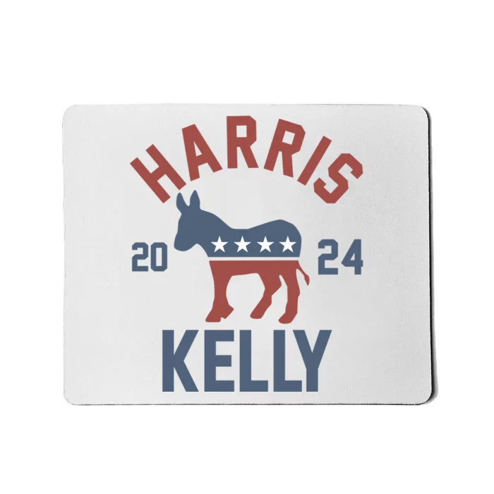 Harris Kelly 2024 For President Kamala Harris Mark Kelly Mousepad