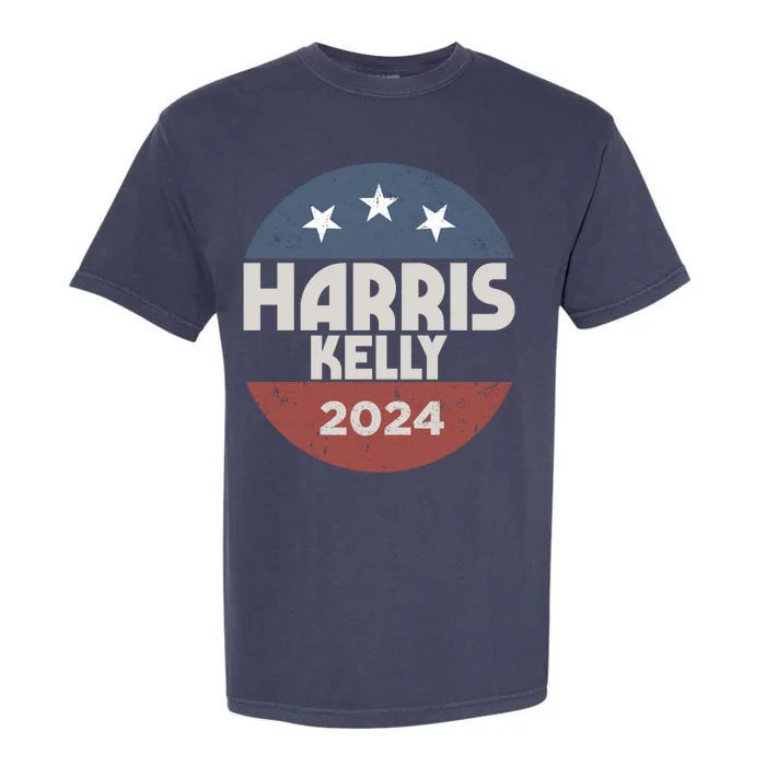 Harris Kelly 2024 For President Kamala Harris Mark Kelly Garment-Dyed Heavyweight T-Shirt