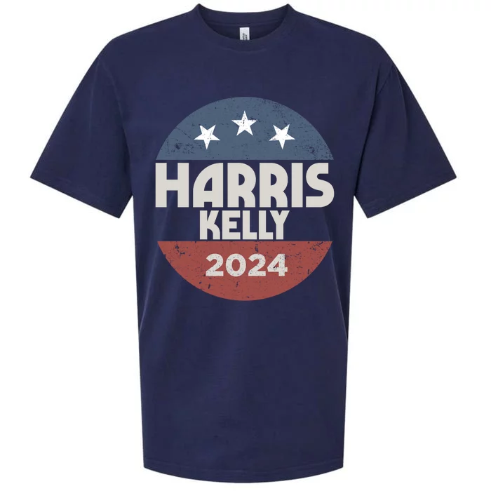 Harris Kelly 2024 For President Kamala Harris Mark Kelly Sueded Cloud Jersey T-Shirt