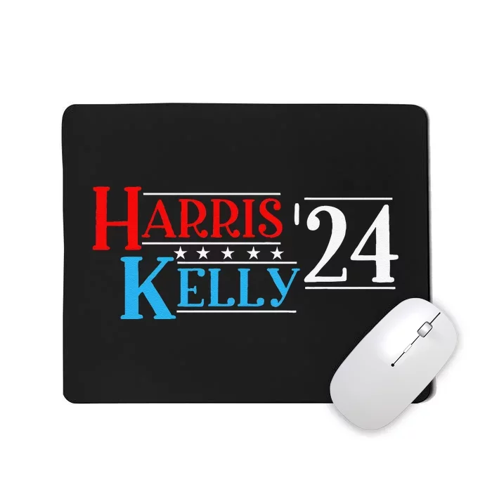 Harris Kelly 2024 For President Vintage Patriotic Democrat Mousepad