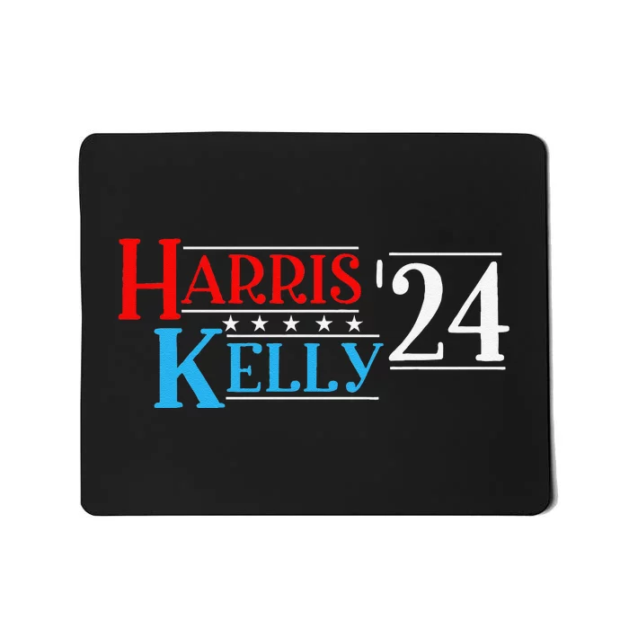 Harris Kelly 2024 For President Vintage Patriotic Democrat Mousepad