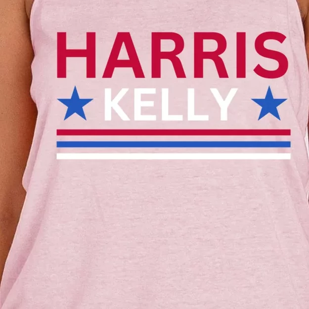 Harris Kelly 2024 Harris Kelly Cute Gift Election 2024 Cool Gift Women's Knotted Racerback Tank