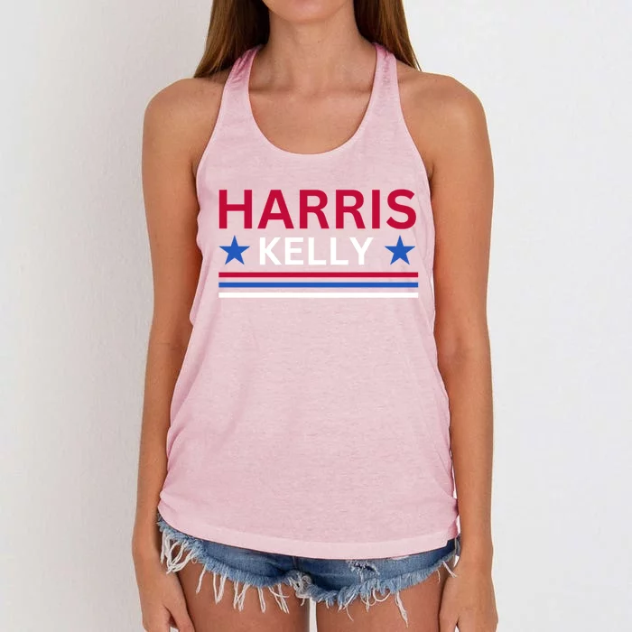 Harris Kelly 2024 Harris Kelly Cute Gift Election 2024 Cool Gift Women's Knotted Racerback Tank