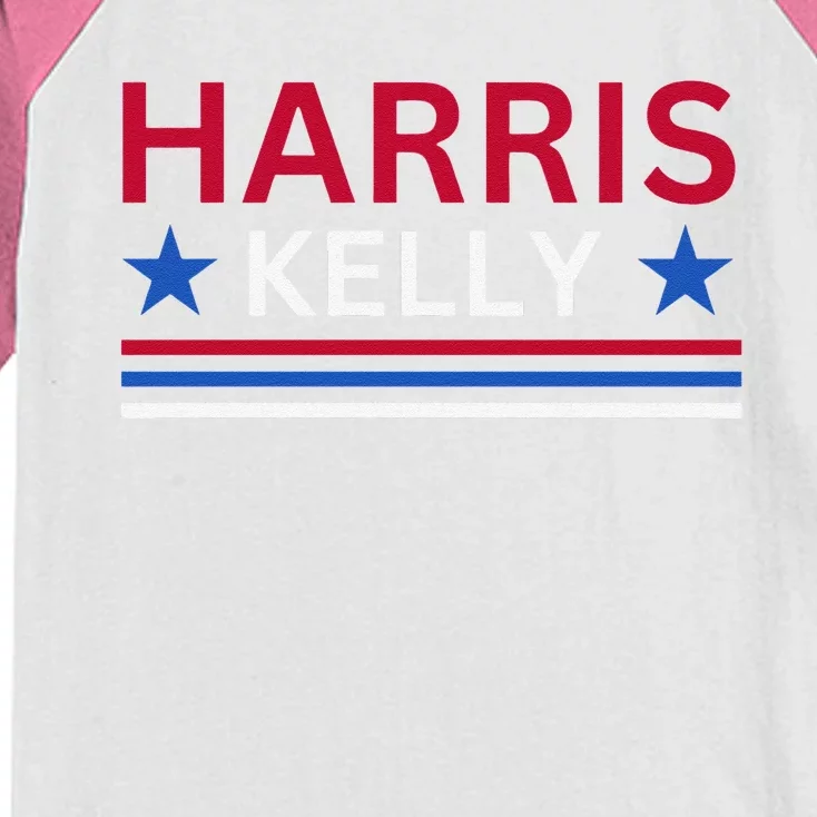 Harris Kelly 2024 Harris Kelly Election 2024 Kids Colorblock Raglan Jersey