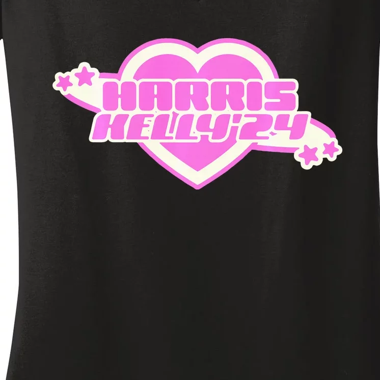 Harris Kelly 2024 Women's V-Neck T-Shirt