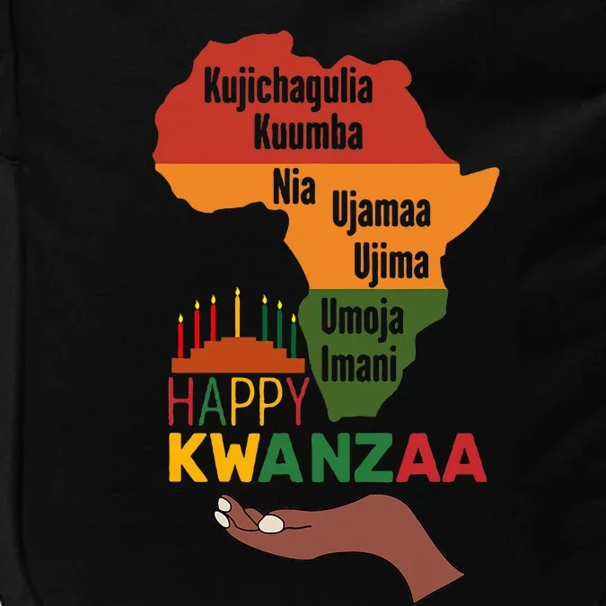 Happy Kwanzaa  7 Principles Of Kwanzaa Impact Tech Backpack