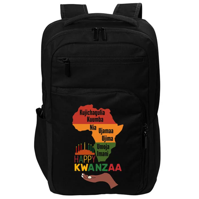 Happy Kwanzaa  7 Principles Of Kwanzaa Impact Tech Backpack