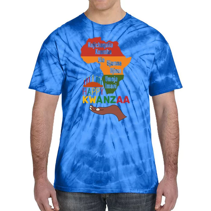 Happy Kwanzaa  7 Principles Of Kwanzaa Tie-Dye T-Shirt