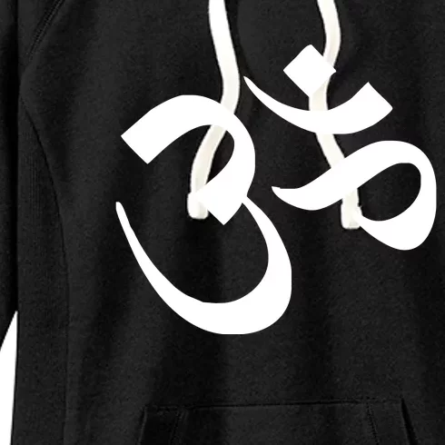 Hare Krishna AUM Women's Fleece Hoodie