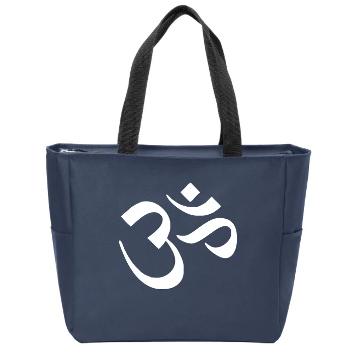 Hare Krishna AUM Zip Tote Bag